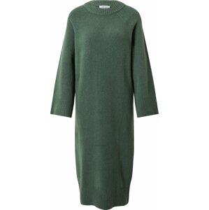 EDITED Úpletové šaty 'Simi' trávově zelená