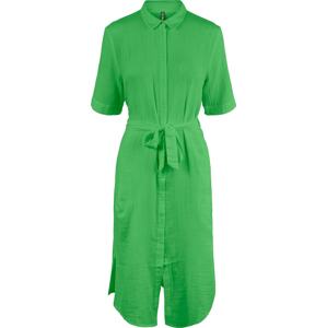 PIECES Košilové šaty 'Stina' zelená