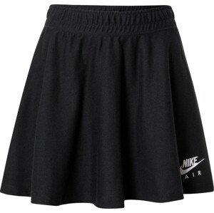 Nike Sportswear Sukně černá / bílá