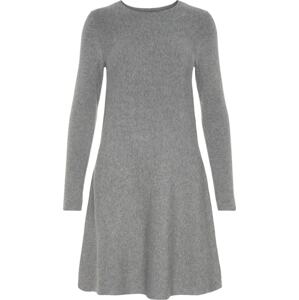 Úpletové šaty 'Nancy' Vero Moda šedý melír