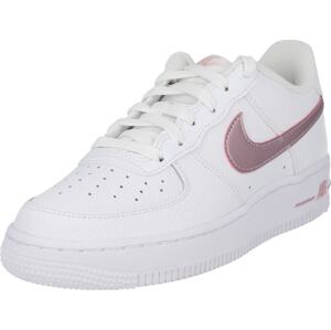 Nike Sportswear Tenisky 'Air Force 1' pastelově růžová / bílá