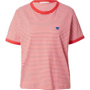 ESPRIT Tričko námořnická modř / ohnivá červená / bílá