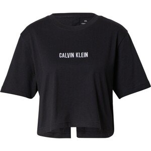 Calvin Klein Sport Tričko černá / bílá
