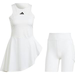 ADIDAS PERFORMANCE Sportovní šaty černá / bílá
