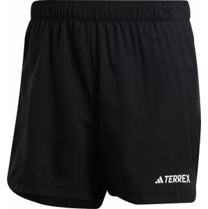 ADIDAS TERREX Outdoorové kalhoty černá / bílá