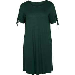 Zizzi Letní šaty 'MHELGA' tmavě zelená