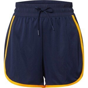 Reebok Sport Sportovní kalhoty námořnická modř / šafrán / bílá