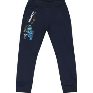 LEGO® kidswear Kalhoty 'PARKER' námořnická modř / svítivě modrá / žlutá / bílá