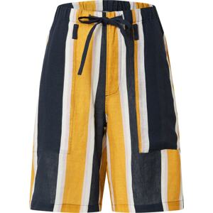 JNBY Kalhoty námořnická modř / zlatě žlutá / bílá