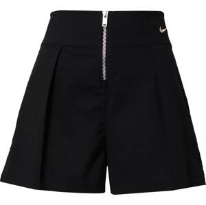 Nike Sportswear Kalhoty se sklady v pase černá