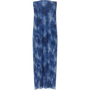 Pull&Bear Letní šaty modrá / indigo / světlemodrá