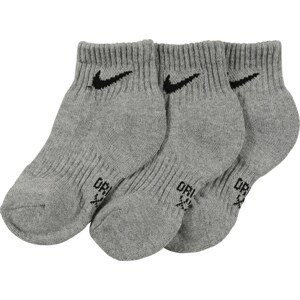 Nike Sportswear Ponožky šedá / černá