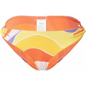 ROXY Spodní díl plavek 'PALM CRUZ' žlutá / fialová / tmavě oranžová / bílá
