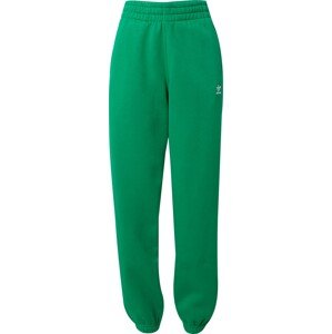 ADIDAS ORIGINALS Kalhoty zelená / bílá