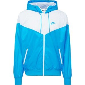 Nike Sportswear Přechodná bunda nebeská modř / bílá