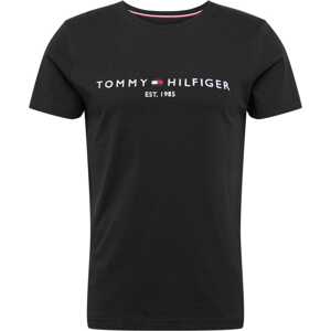 Tričko Tommy Hilfiger námořnická modř / černá / bílá