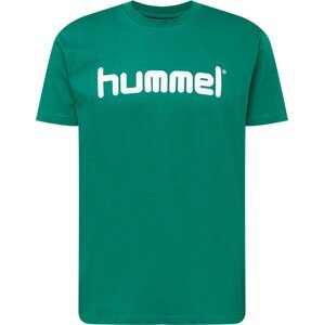 Tričko Hummel zelená / bílá