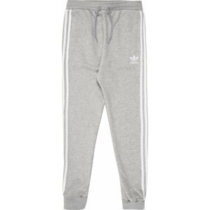 Kalhoty 'Trefoil' adidas Originals šedý melír / bílá