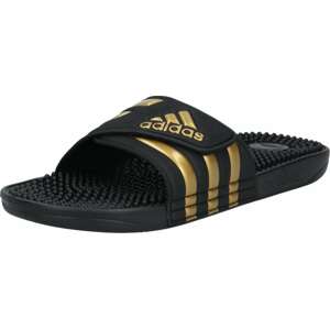 Pantofle 'Adissage' ADIDAS SPORTSWEAR zlatá / černá
