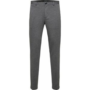 Chino kalhoty 'Jim' Selected Homme šedý melír