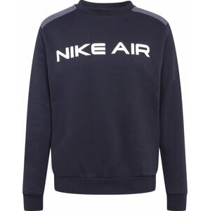 Mikina Nike Sportswear šedý melír / černá / bílá