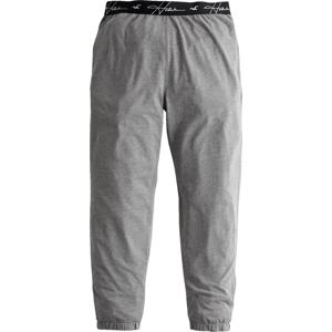 Kalhoty Hollister šedý melír / černá / bílá