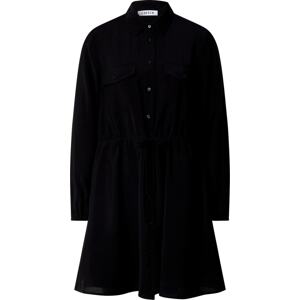 Košilové šaty 'Faye' EDITED černá