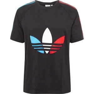 Tričko adidas Originals světlemodrá / červená / černá / bílá