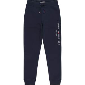 Kalhoty Tommy Hilfiger námořnická modř / červená / bílá