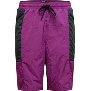 Sportovní kalhoty Oakley tmavě fialová / černá