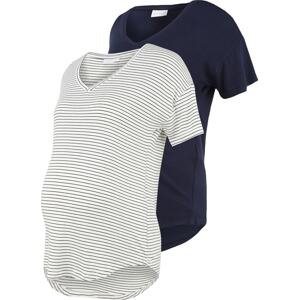 Tričko 'Alison' Mamalicious námořnická modř / bílá