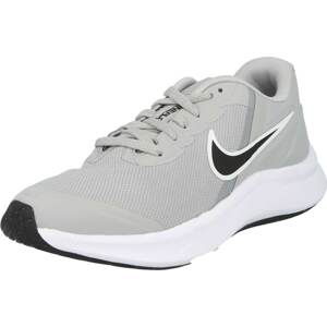 Tenisky 'Star Runner 3' Nike šedá / černá / bílá