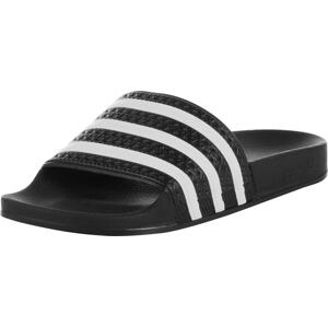Pantofle 'Adilette' adidas Originals černá / bílá