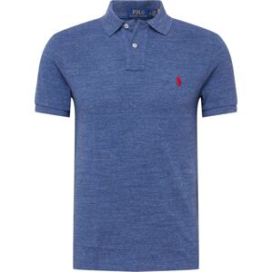 Tričko Polo Ralph Lauren královská modrá / červená