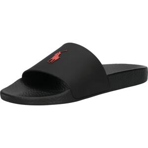 Plážová/koupací obuv Polo Ralph Lauren červená / černá