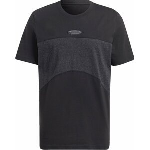 Tričko adidas Originals šedý melír / černá