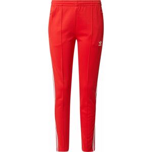 Sportovní kalhoty adidas Originals červená / bílá