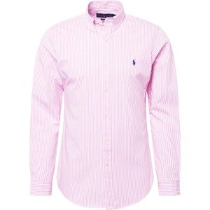 Košile Polo Ralph Lauren modrá / světle růžová / bílá
