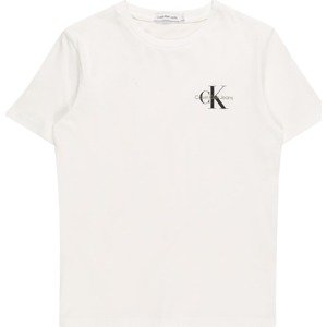 Tričko Calvin Klein šedá / černá / bílá