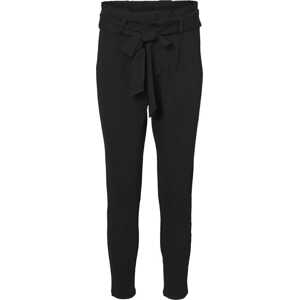 Kalhoty se sklady v pase 'Eva' Vero Moda Tall černá