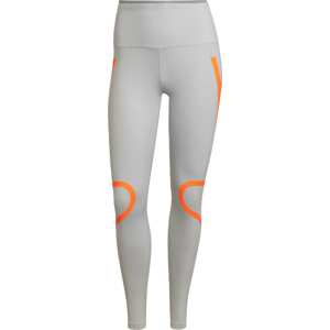 Sportovní kalhoty adidas by stella mccartney šedá / oranžová
