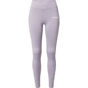 Sportovní kalhoty 'Chipo' Hummel světle šedá / bílá