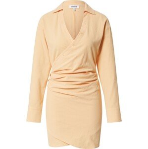 Košilové šaty 'Hedone' EDITED pastelově oranžová