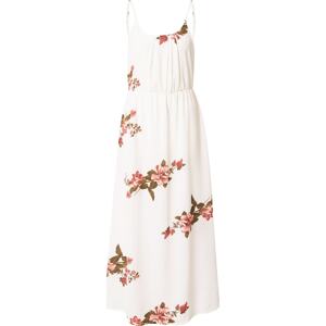 Letní šaty 'SASHA' Vero Moda olivová / starorůžová / bílá
