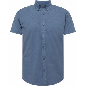 Košile 'Hudson' Clean Cut Copenhagen modrý melír