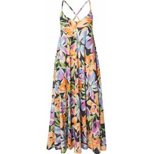 Letní šaty Warehouse světlemodrá / zelená / mix barev / meruňková / černá