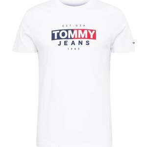 Tričko Tommy Jeans tmavě modrá / červená / bílá