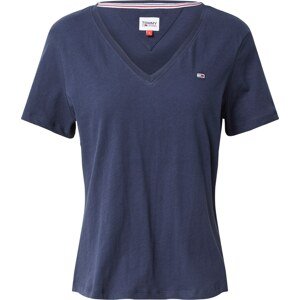Tričko Tommy Jeans námořnická modř / červená / bílá