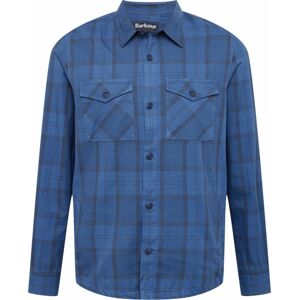 Košile Barbour marine modrá / kobaltová modř