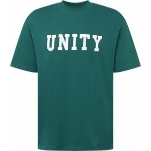 Tričko 'TEESY' Minimum tmavě zelená / bílá